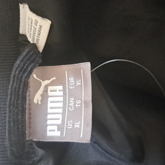 PUMA lightweight corduroy varsity style snap front jacket embroidered GRAPHIC XL - Picture 3 of 10